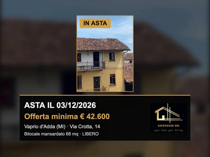 Casa bilocale in vendita in Via Pietro Crotta, Vaprio d'Adda