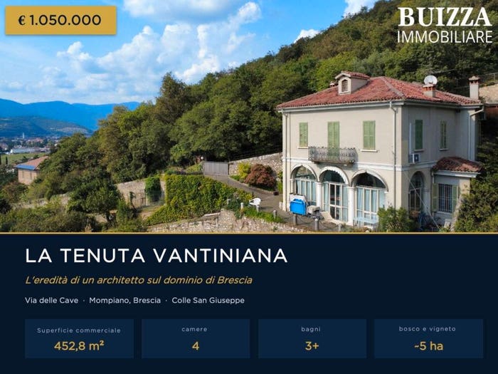 Casa con 6 locali in vendita in Via delle Cave, Mompiano Costalunga, Brescia