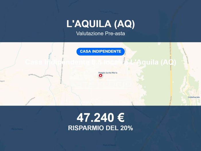 Casa con 6 locali in vendita in Via San Salvatore C, Coppito Preturo Genzano Sassa, L'Aquila
