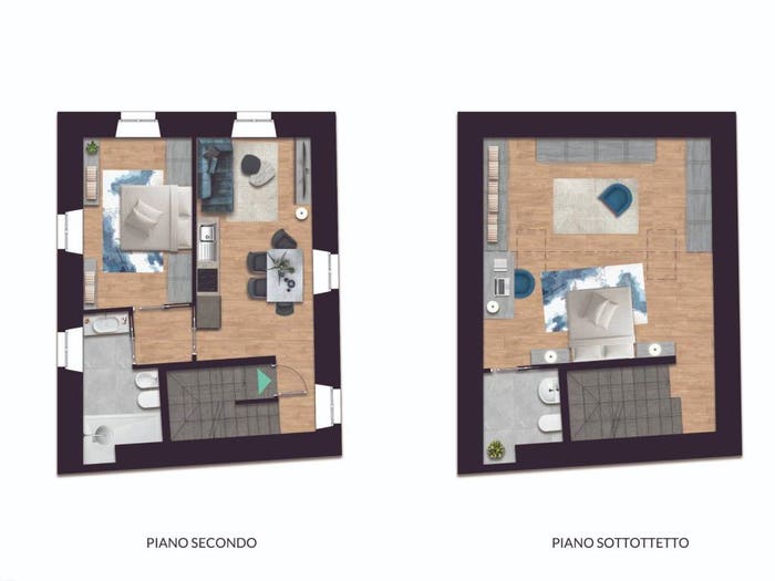 Appartamento trilocale in vendita in Località Tharencan, Pollein