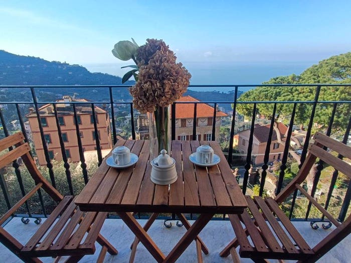 Appartamento trilocale in vendita in Via Romana, Ruta, Camogli