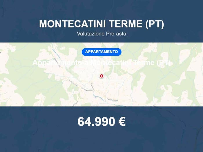 Appartamento bilocale in vendita in Caprilio, MontecatiniTerme