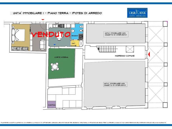 Appartamento monolocale in vendita in Via Leonida Bissolati, Centro, Budrio