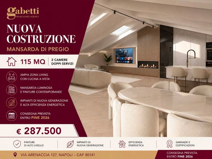 Casa trilocale in vendita in Via Arenaccia, Arenaccia, Napoli