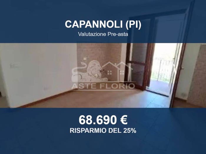 Appartamento trilocale in vendita in Via Antonio Gramsci, Centro, Capannoli