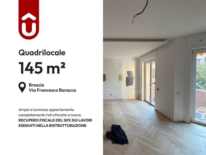 Appartamento quadrilocale in vendita in Via Francesco Baracca, Via Veneto Borgo Trento, Brescia