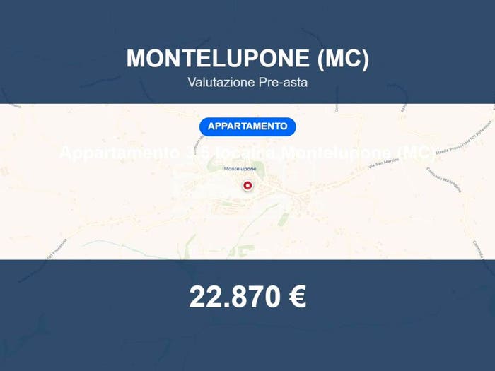 Appartamento trilocale in vendita in Via Giuseppe Garibaldi, Centro, Montelupone