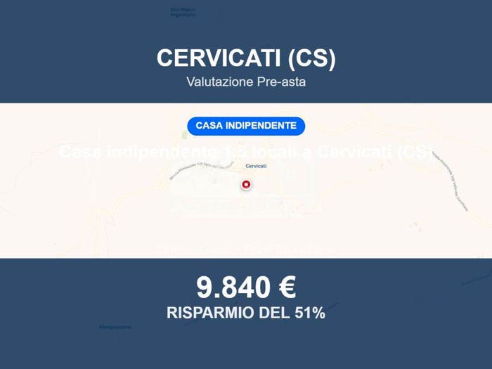 Casa monolocale in vendita in Via Valderisa e A, Cervicati