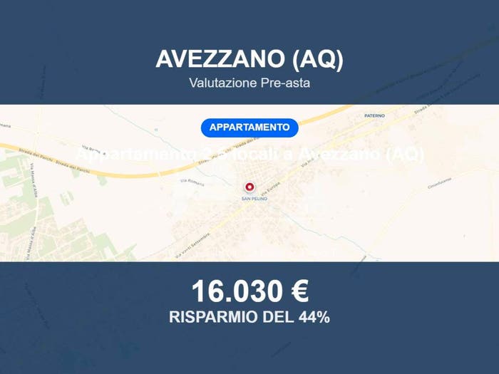 Appartamento bilocale in vendita in Via Monte Rosa, San Pelino, Avezzano