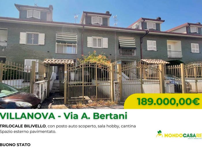 Appartamento trilocale in vendita in Via Agostino Bertani, Villanova, Guidonia Montecelio