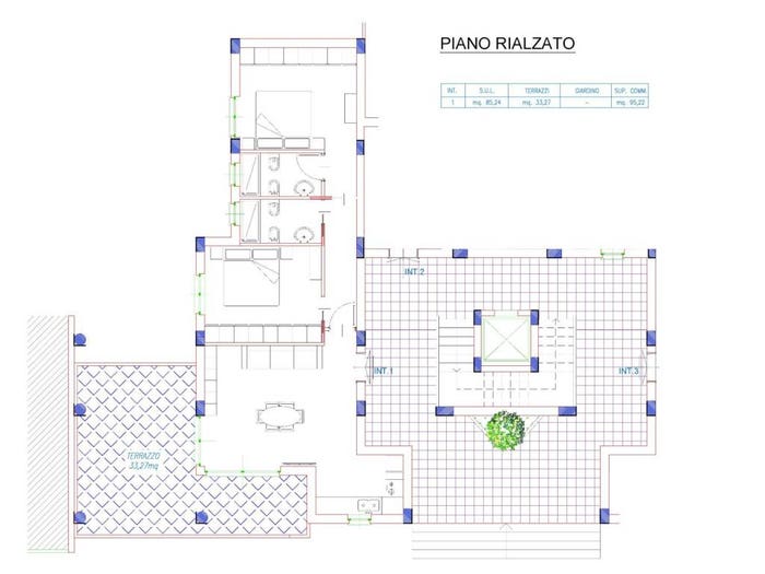 Appartamento quadrilocale in vendita in Piccarello, Latina