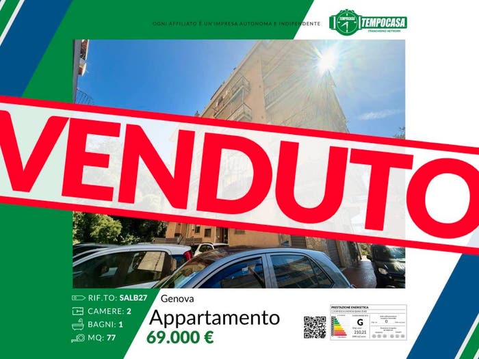 Appartamento con 5 locali in vendita in Via Sant'Alberto, Sestri Ponente, Genova