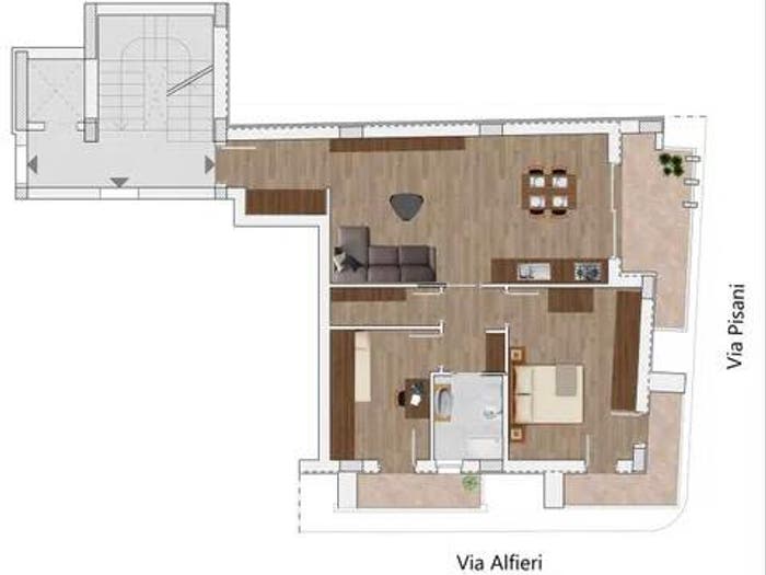 Appartamento trilocale in vendita in Via V Alfieri, Sacro Cuore Via Corato, Andria