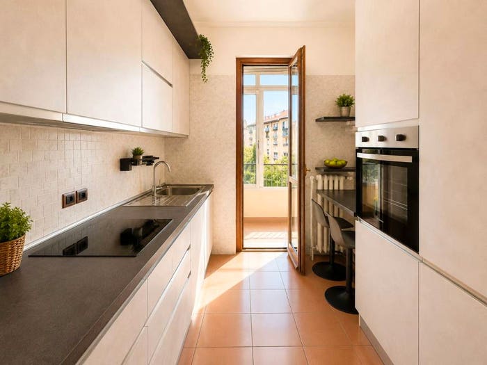 Appartamento trilocale in vendita in Via Val Trompia, Roserio, Milano