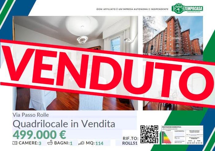 Appartamento quadrilocale in vendita in Via Passo Rolle, Quartiere Feltre, Milano