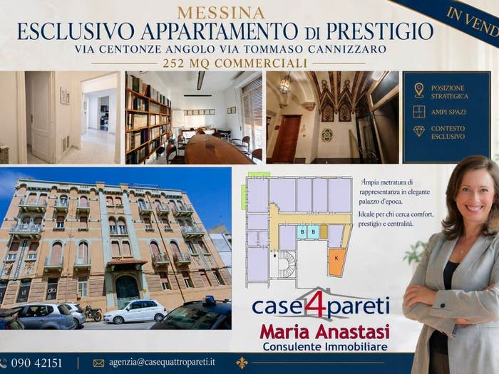 Appartamento con 6 locali in vendita in Via Centonze, Centro Storico, Messina