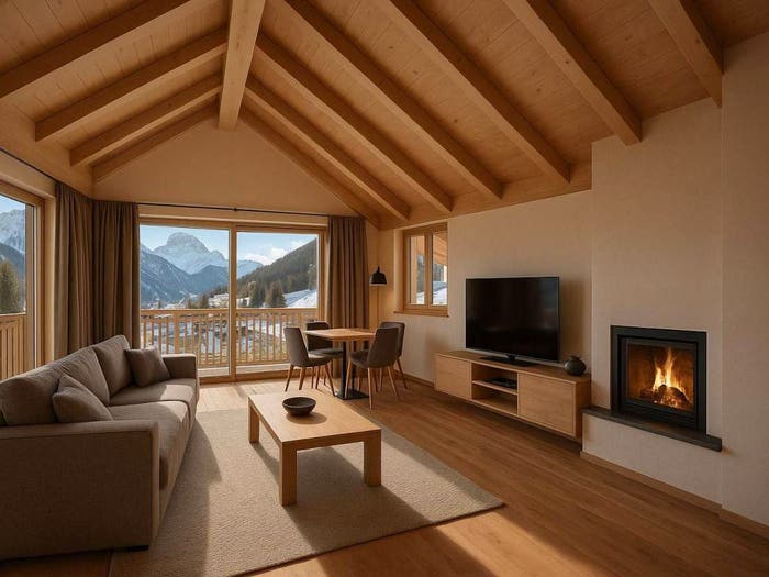 Casa bilocale in vendita in Strada Pedraces, Centro, Badia