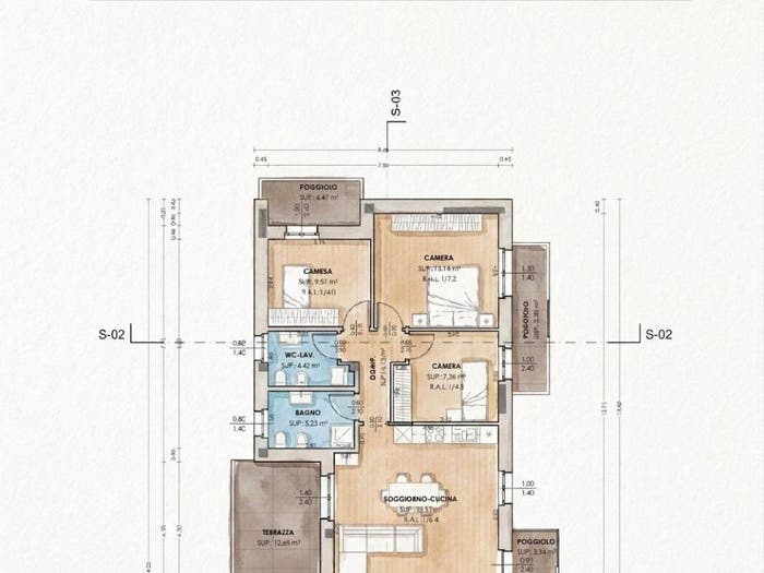Appartamento quadrilocale in vendita in Via Caduti di Nassyria, Centro, Mozzecane