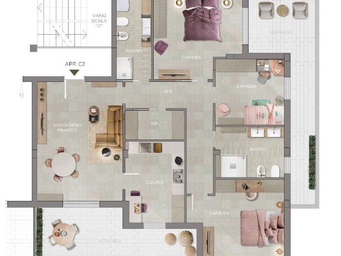 Appartamento con 5 locali in vendita in Pivarada, Alghero