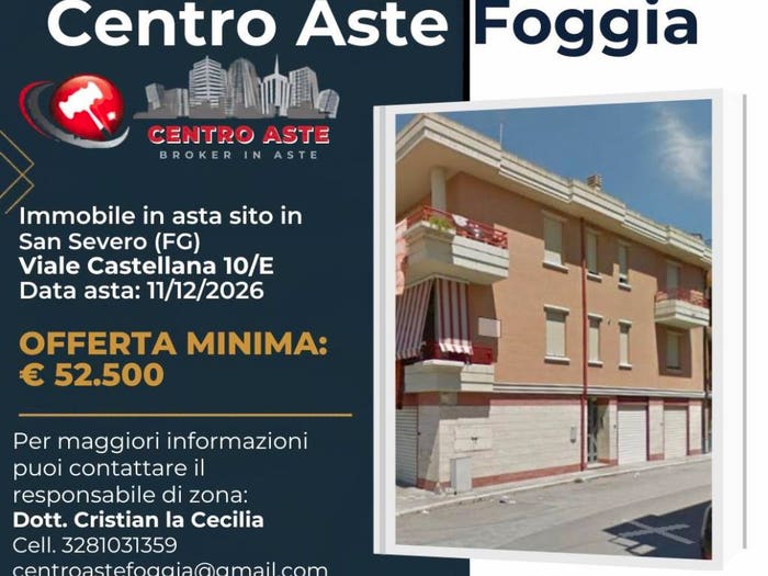 Appartamento trilocale in vendita in Viale Castellana E San Severo FG Italia, San Severo