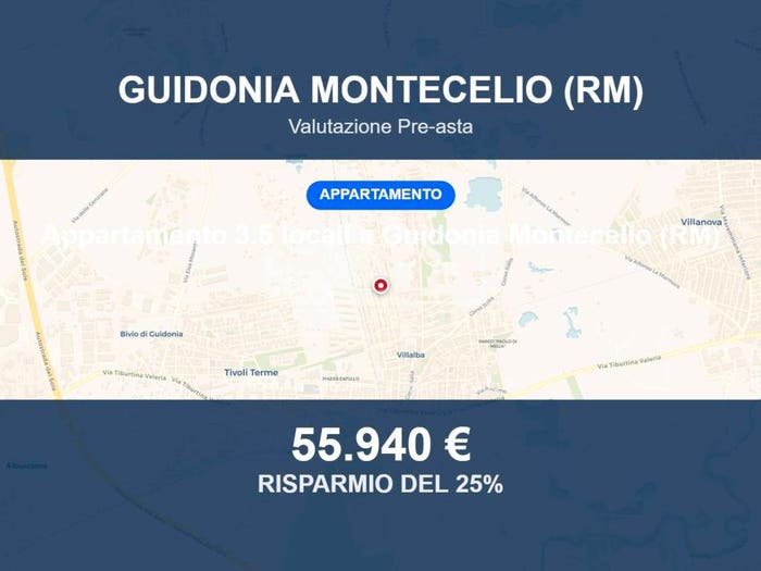 Appartamento trilocale in vendita in Via Mestre, Villalba, Guidonia Montecelio