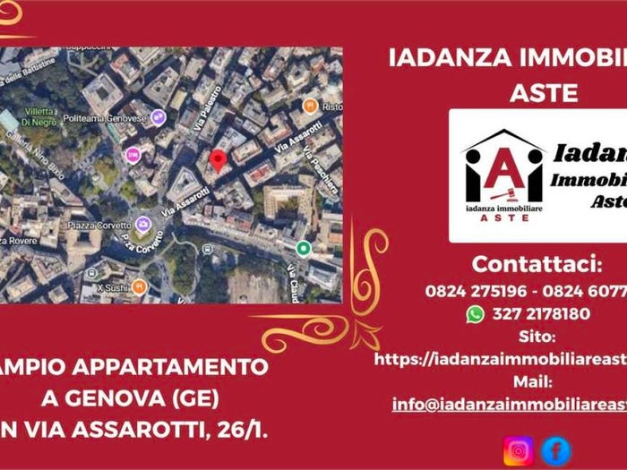 Appartamento quadrilocale in vendita in Via Assarotti, Castelletto, Genova