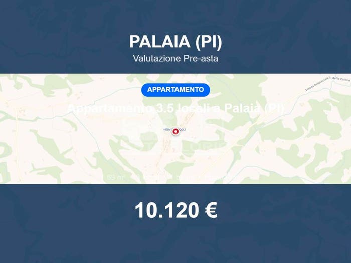Appartamento trilocale in vendita in Via Andrea Vaccà e, Montefoscoli, Palaia