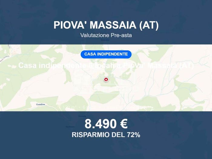Casa con 6 locali in vendita in Via Umberto I, Centro, Piovà Massaia