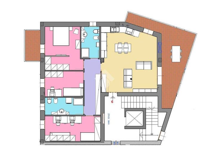 Appartamento con 5 locali in vendita in in zona residenziale, Beccacivetta Azzano, Castel d'Azzano