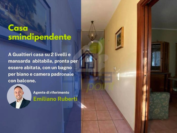 Casa quadrilocale in vendita in via grimaldi, Centro, Gualtieri
