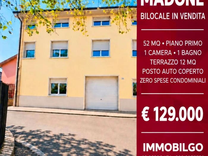 Appartamento bilocale in vendita in Via Alessandro Manzoni, Madone