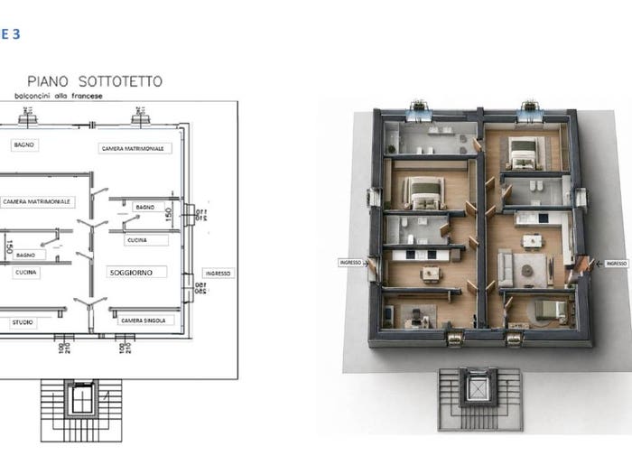 Casa monolocale in vendita in Via Antonio Meucci, Cascina del Sole Cassina Nuova, Bollate