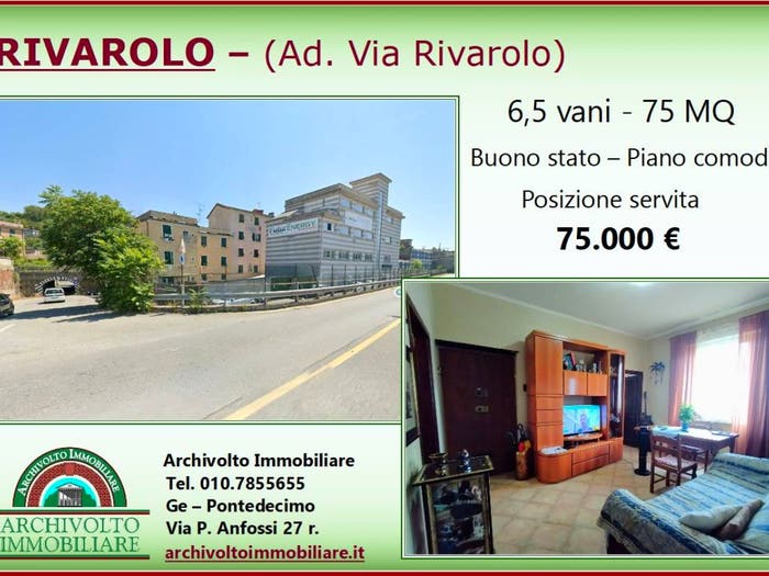 Appartamento quadrilocale in vendita in Via Francesco Campora, Rivarolo, Genova
