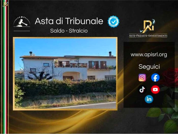 Appartamento con 6 locali in vendita in Vocabolo Peschiera Paciano PG, Paciano