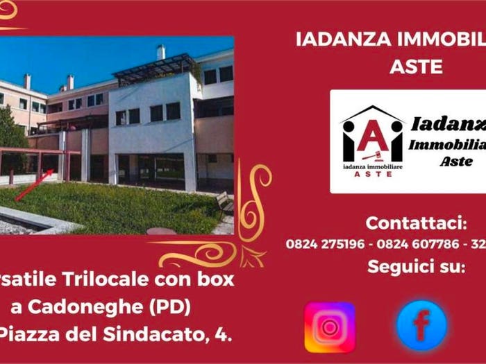 Appartamento trilocale in vendita in Piazza del Sindacato, Centro, Cadoneghe