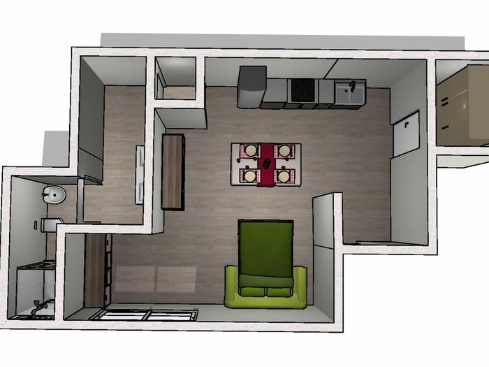 Appartamento monolocale in vendita in Via Settembre, Centro, Budrio