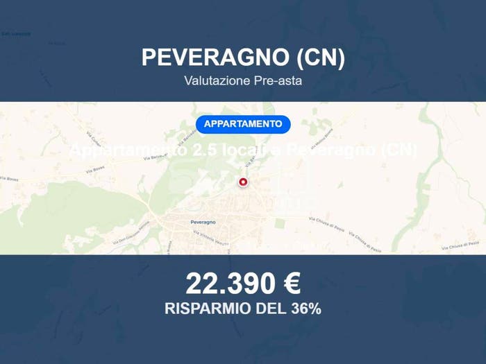 Appartamento bilocale in vendita in Via Giorgio Giorgis, Centro, Peveragno