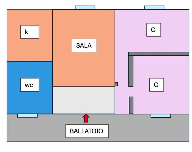Casa trilocale in vendita in Castellazzo Ospiate, Bollate