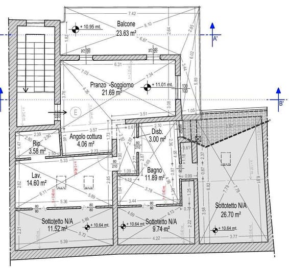 Appartamento monolocale in vendita in Centro, Mantova