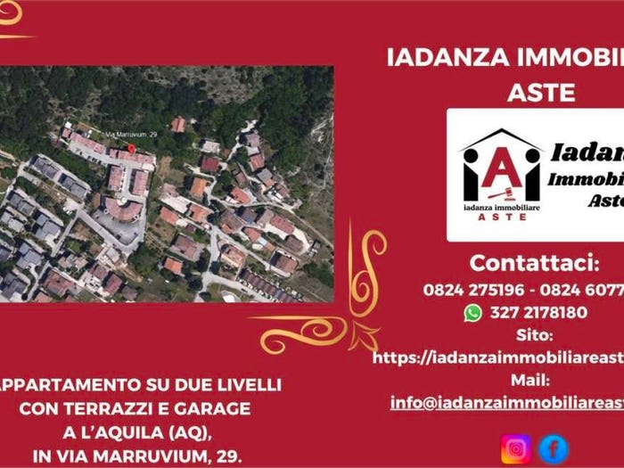 Appartamento trilocale in vendita in Via marruvium l'aquila aq italia, Pettino Cansatessa, L'Aquila