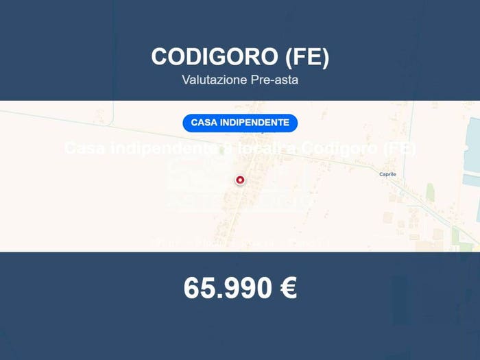 Casa con 6 locali in vendita in Via Centro G, Caprile, Codigoro