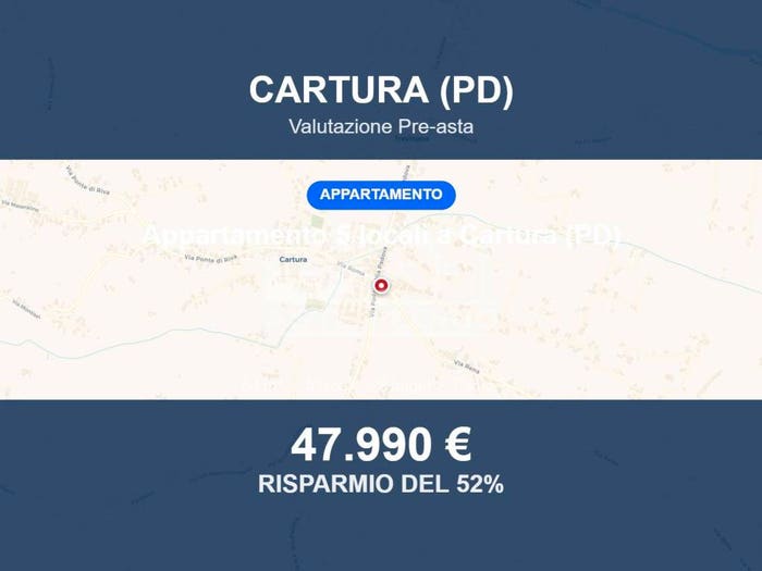 Appartamento con 5 locali in vendita in Via Rena, Centro, Cartura