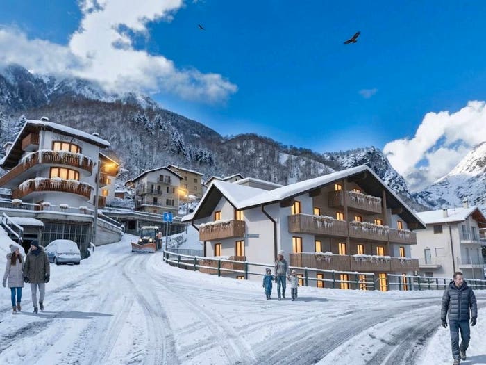 Appartamento trilocale in vendita in Via Pietro Sigismund, Centro, Chiesa in Valmalenco
