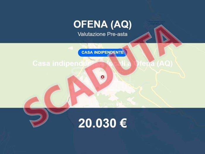 Casa trilocale in vendita in Via delle Aie snc, Centro, Ofena