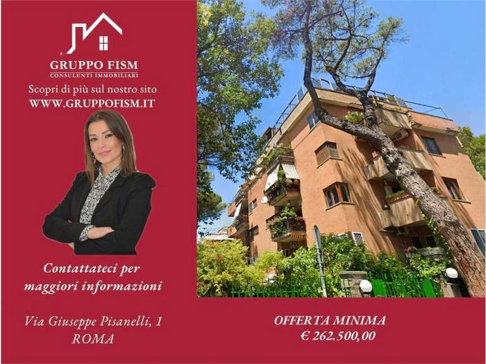 Appartamento quadrilocale in vendita in Via Italo Piccagli, La Giustiniana, Roma