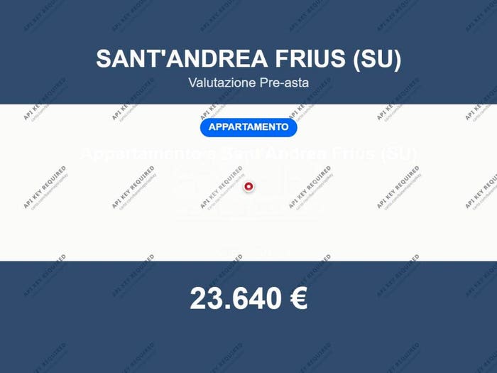 Appartamento trilocale in vendita in via Cagliari, Sant'Andrea Frius