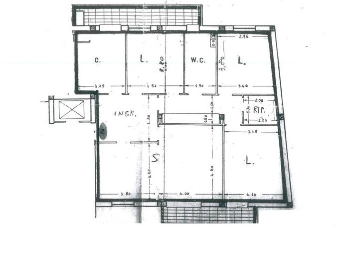 Appartamento quadrilocale in vendita in Centro Urbano, Cesena