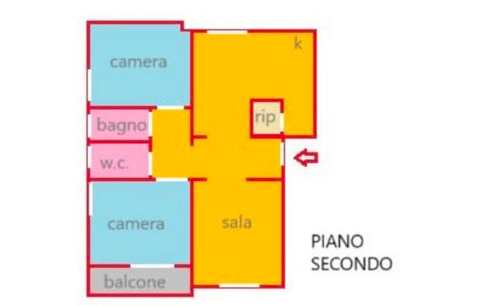 Appartamento con 5 locali in vendita in Via Renato Fucini, Cecina Centro, Cecina