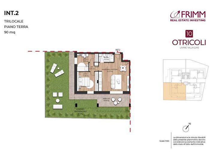 Appartamento trilocale in vendita in Via Otricoli, Furio Camillo, Roma