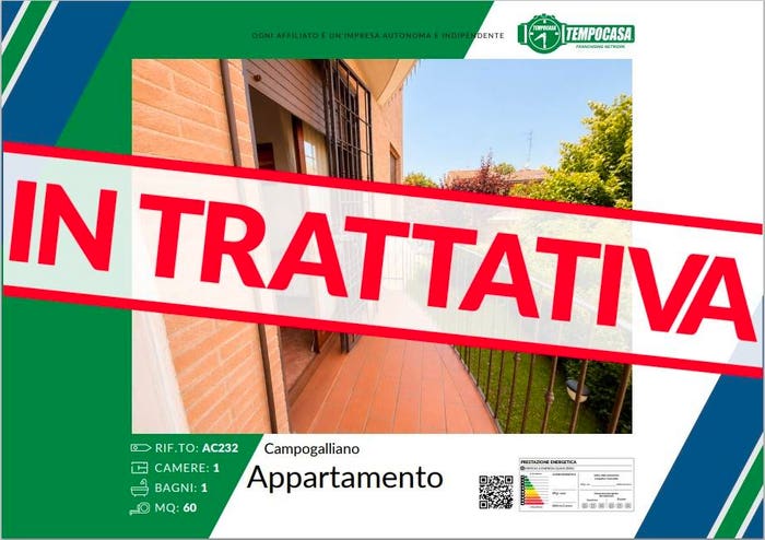 Appartamento bilocale in vendita in Via Zamboni, Centro, Campogalliano